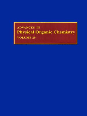 cover image of Advances in Physical Organic Chemistry